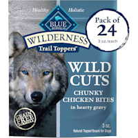 Blue Buffalo Wilderness Trail Toppers Wild Cuts Chicken Bites in Hearty Gravy Wet Dog Food