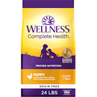 Wellness Complete Health Natural Grain Free, Chicken & Salmon Recipe Puppy Dry Dog Food