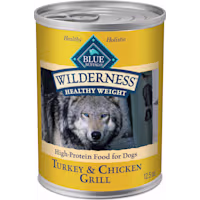 Blue Buffalo Wilderness Healthy Weight High-Protein & Grain-Free Turkey&Chicken Recipe Adult Wet Dog Food