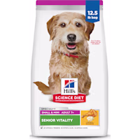 Hill's Science Diet Adult 7+ Senior Vitality Small & Mini Chicken & Rice Recipe Dry Dog Food