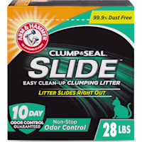 Arm & Hammer Clump & Seal Slide Clumping Cat Litter, Non-Stop Odor Control