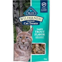 Blue Buffalo Wilderness Made with Natural Ingredients, Tasty Trout High Protein Crunchy Cat Treats