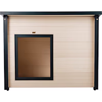 New Age Pet ECOFLEX Rustic Lodge Style Dog House