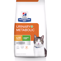 Hill's Prescription Diet Metabolic + Urinary, Weight + Urinary Care Chicken Flavor Dry Cat Food