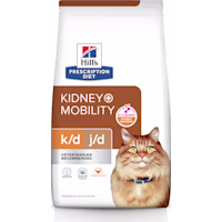 Hill's Prescription Diet k/d + j/d Kidney + Mobility Chicken Flavor Dry Cat Food