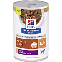 Hill's Prescription Diet k/d Kidney Care Beef & Vegetable Stew Canned Dog Food