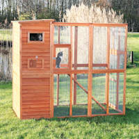 TRIXIE Wooden Outdoor Cat Run