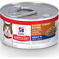 Hill's Science Diet Adult 7+ Savory Turkey Entree Canned Wet Cat Food