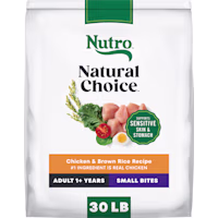 Nutro Natural Choice Chicken and Brown Rice Recipe Small Bites Adult Dry Dog Food