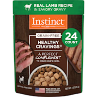 Instinct Healthy Cravings Grain Free Real Lamb Recipe Natural Wet Dog Food Topper