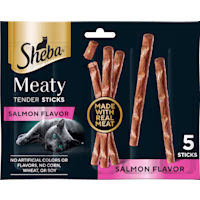 Sheba Meaty Tender Sticks Cat Treats With Salmon Flavor