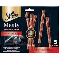Sheba Meaty Tender Sticks Soft Cat Treats With Chicken