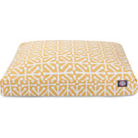 Majestic Pet Citrus Aruba Shredded Memory Foam Rectangle Dog Bed