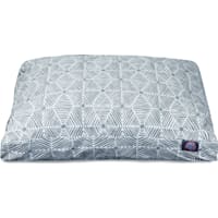 Majestic Pet Gray Charlie Shredded Memory Foam Rectangle Dog Bed