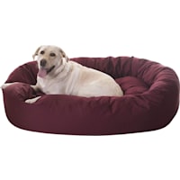 Majestic Pet Burgundy Bagel Dog Bed