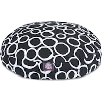 Majestic Pet Fusion Black Round Pet Bed