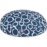 Majestic Pet Fusion Navy Round Pet Bed