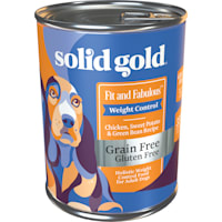 Solid Gold Fit & Fabulous Chicken, Sweet Potato & Green Bean Weight Control Grain Free Wet Dog Food