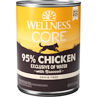 Wellness CORE 95% Natural Wet Grain Free Chicken & Broccoli Dog Food