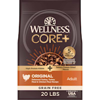 Wellness CORE+ Grain Free High Protein Original Turkey & Chicken with Freeze Dried Pieces Recipe Dry Dog Food