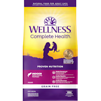 Wellness Complete Health Natural Grain Free Indoor Salmon & Herring Meal Recipe Dry Cat Food