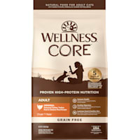 Wellness CORE Natural Grain Free Original Turkey, Turkey Meal, and Chicken Meal Dry Cat Food