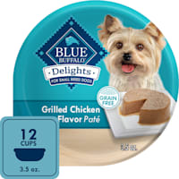 Blue Buffalo Delights Pate Style Grilled Chicken Flavor in Savory Juice Adult Small Breed Wet Dog Food