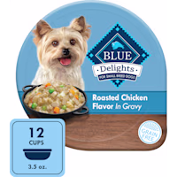 Blue Buffalo Delights Rotisserie Chicken Flavor in Gravy Small Breed Natural Wet Dog Food