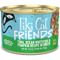 Tiki Cat Aloha Friends Tuna, Ocean Whitefish & Pumpkin Wet Cat Food