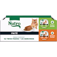 Nutro Perfect Portions Multipack Turkey Recipe and Chicken Recipe Wet Cat Food Pate