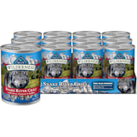 Blue Buffalo Wilderness Trout, Venison & Rabbit, Snake River Grill Natural High Protein Adult Wet Dog Food