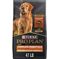 Purina Pro Plan Complete Essentials Shredded Blend Chicken and Rice Dry Dog Food Formula with Probiotics for Dogs