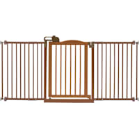 Richell One-Touch Brown Pet Gate II Wide