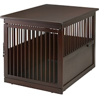 Richell Wooden End Table Pet Crate