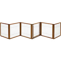 Richell Convertible Elite Pet Gate 6-Panel in Autumn Matte