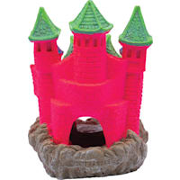 GloFish Castle Ornament Colorful Aquarium Decor
