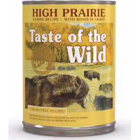 Taste of the Wild High Prairie Grain-Free Canine Recipe Wet Canned Dog Food with Bison in Gravy