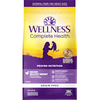 Wellness Complete Health Grain-Free Indoor Healthy Weight Chicken & Turkey Meal Recipe Dry Cat Food