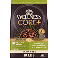 Wellness CORE+ Grain Free High Protein Healthy Weight Turkey & Chicken with Freeze Dried Pieces Recipe Dry Dog Food
