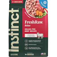 Instinct Frozen Raw Bites Grain Free Real Beef Recipe Dog Food