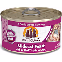 Weruva Classics Mideast Feast with Grilled Tilapia in Gravy Wet Cat Food