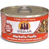 Weruva Classics Marbella Paella with Mackerel, Shrimp & Mussels in Gravy Wet Cat Food
