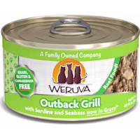 Weruva Classics Outback Grill with Trevally & Barramundi in Gravy Wet Cat Food