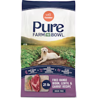 Canidae Pure Farm To Bowl Free-Range Bison, Lentil & Carrot Recipe Dog Food