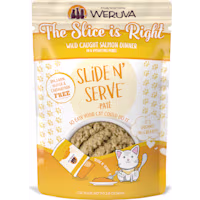 Weruva Pate The Slice is Right Wild Caught Salmon Dinner in a Hydrating Puree Wet Cat Food