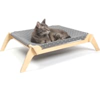 Primetime Petz Designer Pet Lounge with Reversible Fabric Hammock Neutral Paint Spts/Crosses for Cats