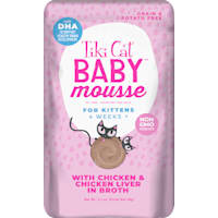 Tiki Cat Velvet Mousse Kitten Chicken Liver Wet Food