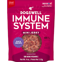 Dogswell Immune System Duck Mini Jerky Dog Treats