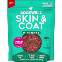 Dogswell Skin & Coat Mini Jerky Salmon Dog Treats