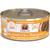 Weruva Pate Who Wants to be a Meowionaire? Chicken & Pumpkin Dinner in a Hydrating Puree Wet Cat Food